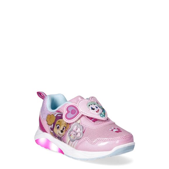 Paw Patrol Toddler Girls Skye and Everest Light Up Sneakers with On/Off Button - Picture 4 of 6